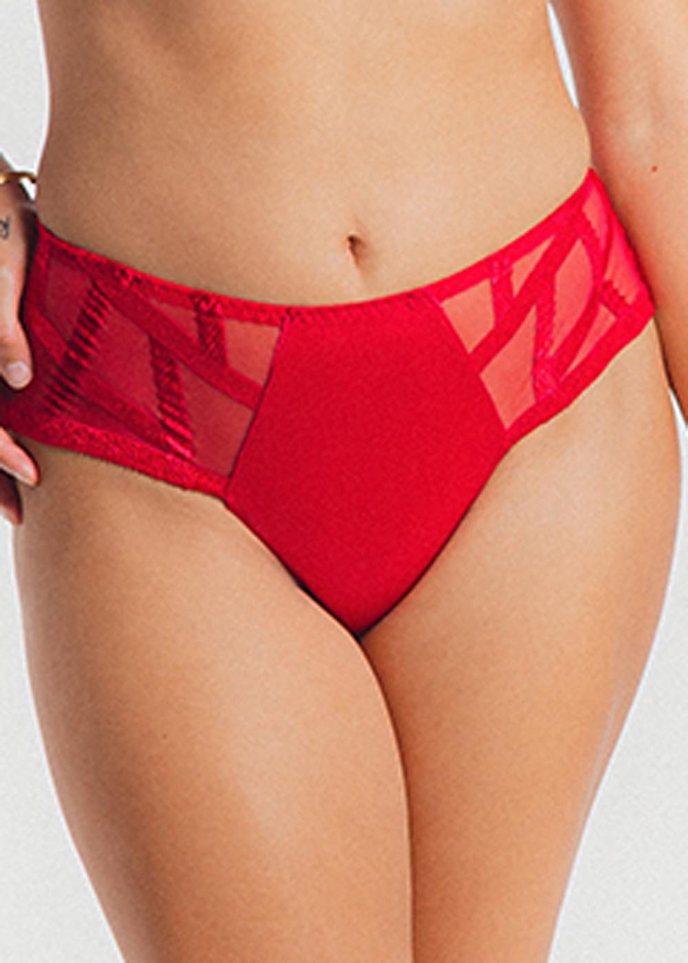 Shorty Louisa Bracq Rouge  Lvre